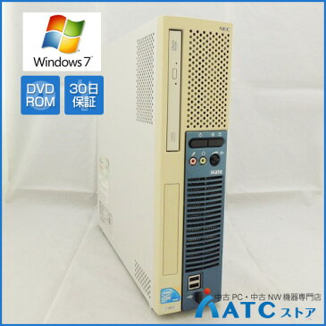 【中古デスクトップパソコン】NEC/Mate J/PC-MJ32BEZ79/Core i5-650 3.2G/HDD 160GB/メモリ 4GB/Windows 7 Professional 32bit【良】