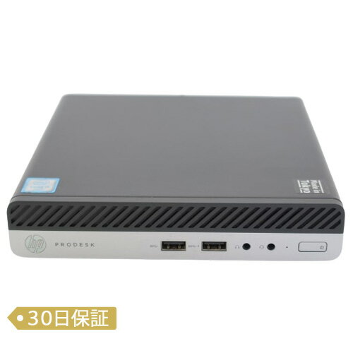 【中古】HP ProDesk 400 G3 DM/Core i5-6500T 2.5GHz/メモリ4GB/HDD 500GB/Windows 10 Pro 64bit/デスクトップ【A】