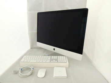 【中古デスクトップパソコン】Apple/iMac/ME089J/A/Core i5 3.4GHz/HDD1TB/メモリ16GB/27インチ/Mac OS X 10.10【良】