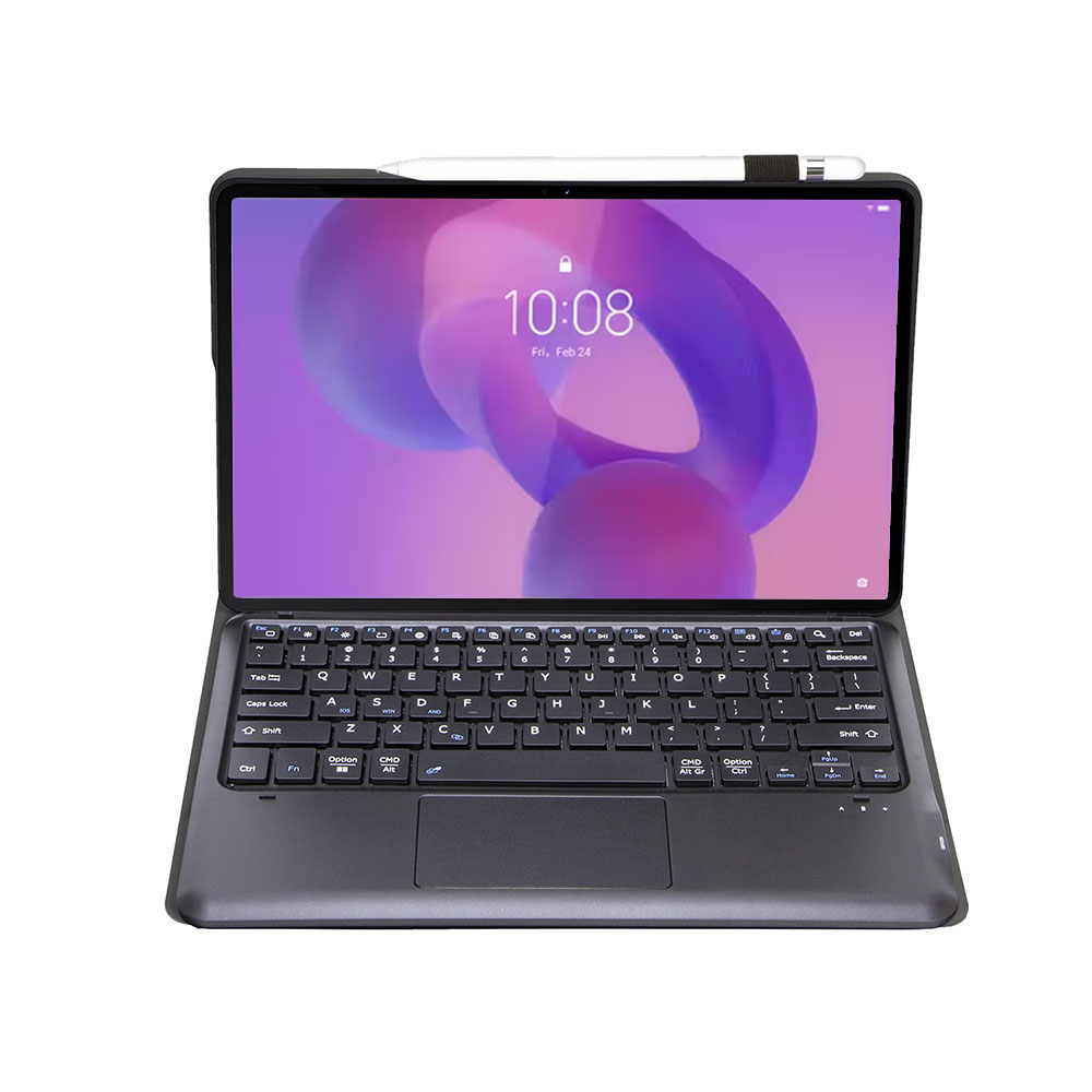 Lenovo Idea Tab Pro 12.7/Lenovo Xiaoxin Pad Pro 12.7 2025超薄ケース付き カバー Bluetooth タッチパッドキーボード US配列 リモートワーク最適 在宅勤務 レノボ タブ Idea Tab Pro 12.7 pcatec-10005974 pcatec サンプル画像2