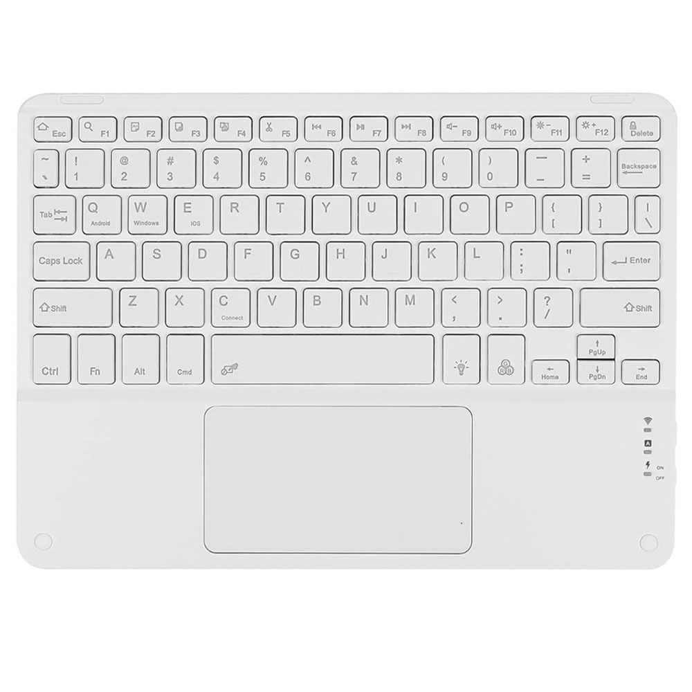極薄 Bluetoothキーボード10-12インチタブレット汎用 タブレットキーボード タッチパッド付RGB 7色バックライト搭載 USB充電 軽量 携帯便利 コンパクト iPad Pro/iPad Air3タブレット/iPhone用 Surface Go/Surface Pro用 iOS/Android/Mac/ リモートワーク 在宅勤務 pcatec-10005986 pcatec サンプル画像3