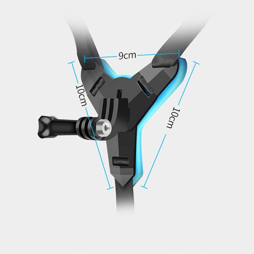 ヘルメットマウント 顎マウント マウントホルダー カメラ固定 POV撮影 フルフェイスヘルメット対応 DJI Osmo Action/GoPro Hero 9/8/6/5/4 Xiaoyiなどアクションカメラ用 (Jフックバックル付き) pcatec-10003584 pcatec サンプル画像2
