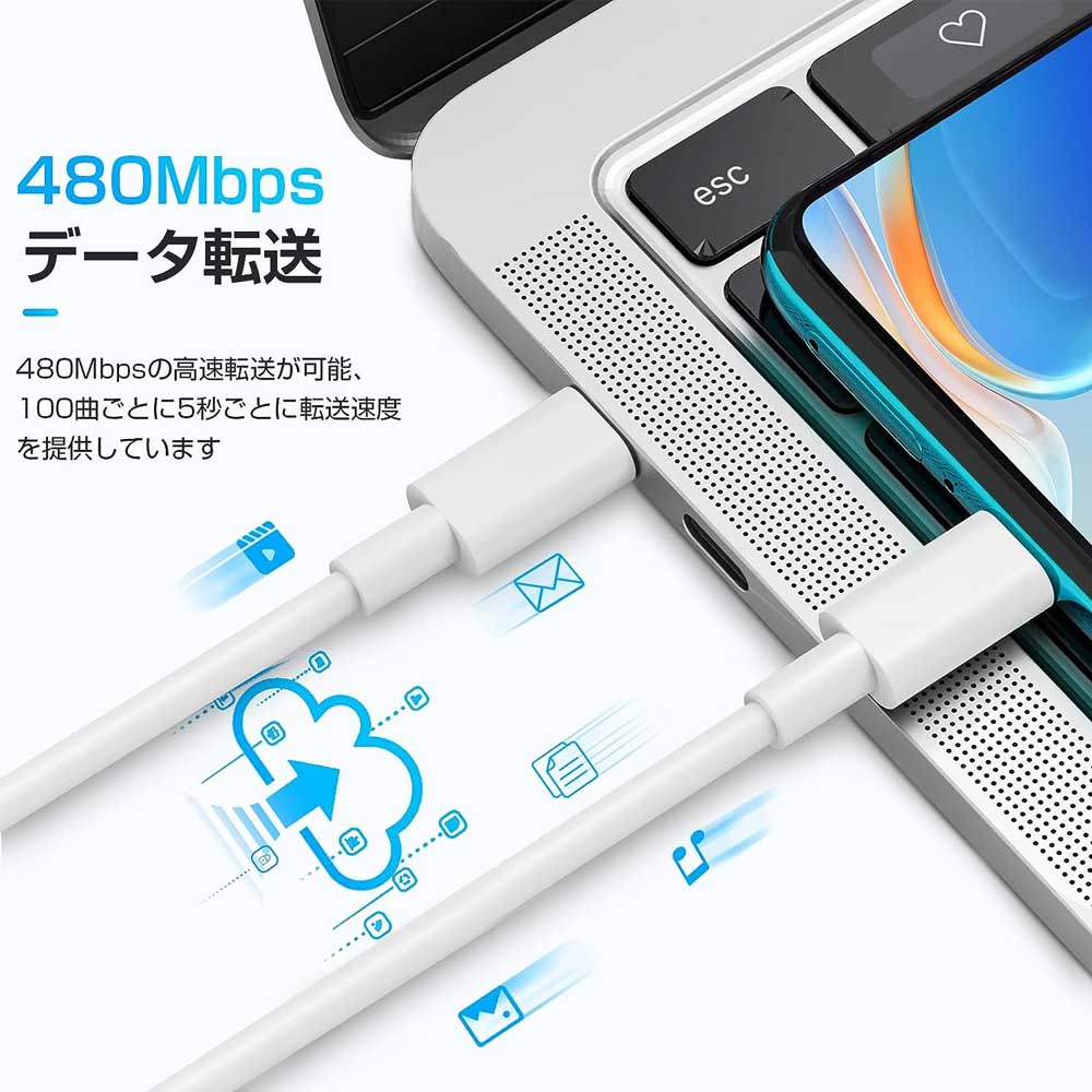USB Type C ケーブル【PD対応 10...の紹介画像2