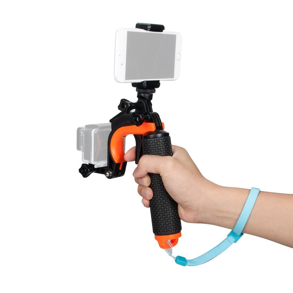 GoPro Hero11 Hero10 Hero9 対応 3in1 自撮り棒 浮きハンドグリップ セルカ棒 フロ...