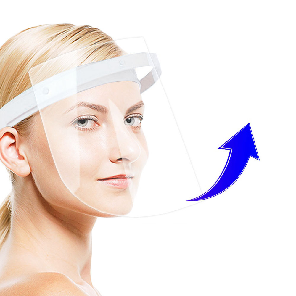 【送料無料】可動式フェイスシールド用ホルダー ホルダーのみ5個セット 飛沫防止 忘年会 新年会 食事会 簡単装着 フリーサイズ 男女兼用 ゴム調節