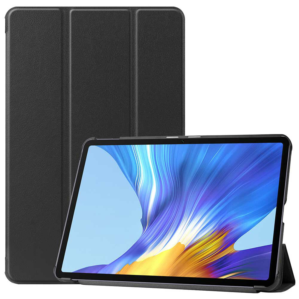 樂天商城 - ファーウェイ オナー V6 HUAWEI Honor Tablet V6 タブレットケース マグネット スタンド機能 三つ折 カバー 薄型 軽量型 スタンド機能