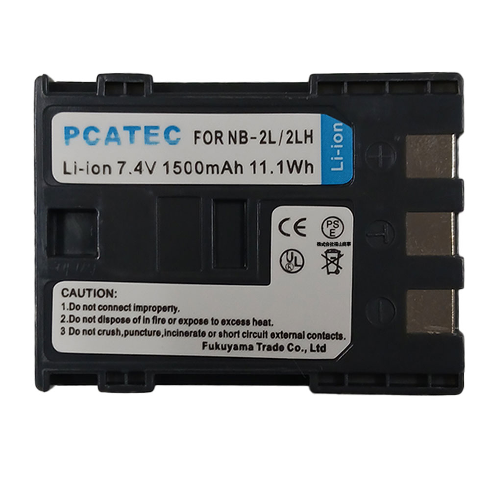 CANON NB-2L/2LH �б��ߴ��Хåƥ꡼��Optura 30/PowerShot S30/Rebel XT��P25Apr15��