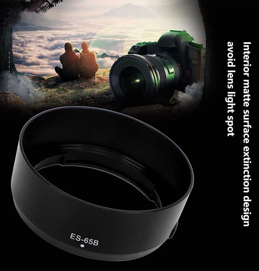 Canon �ĵռ� ��󥺥ա��� �ߴ��� ES-65B�ޥ���ȥ�󥺥ա��ɥ���Υ� Canon RF 50mm F1.8 STM ��� �б� ����Υ� ����̵��