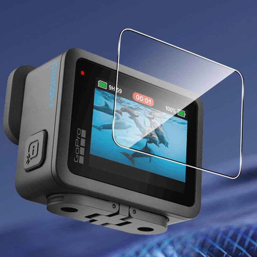 GoPro HERO (2024ǯȯ���ǥ�) ���饹�ե���� �����ץ� �ݸ�����饹�ե���� 2������ ���̥��å������꡼��ܥ�󥺥ե���� ���å� �����꡼���ݸ�饹�ե���� �����ץ��� ����̵��