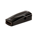 【送料無料】HDMI to VGA変換アダプター 中継 (メスーメス)音声出力3.5mmオディオケーブル付き 1920x1080サポート HDMIポートから電源...