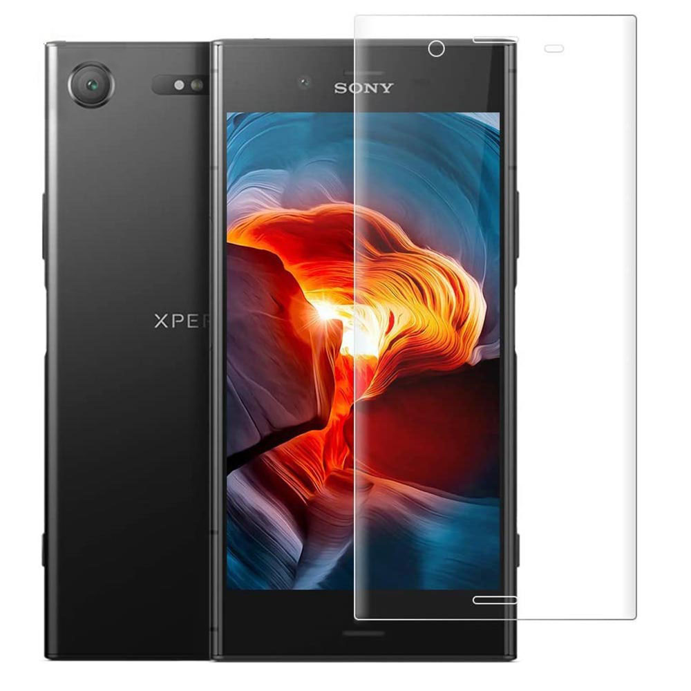 Xperia XZ1 SO-01K SOV36 強化ガラスフィルム 3D 9H 飛散防止 高透過率 撥油性 耐指紋 全面液晶保護フィルム