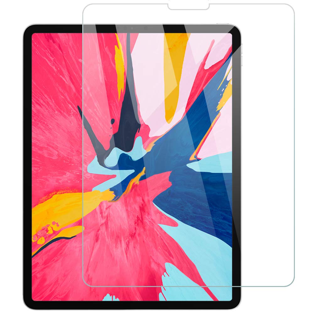 iPad Pro 12.9 第3/第4世代強化ガラス 保護フィルム 顔認証システム／Face ID 3DTouch/Apple pencil対応 iPad Pro12.9（第1/2世代）