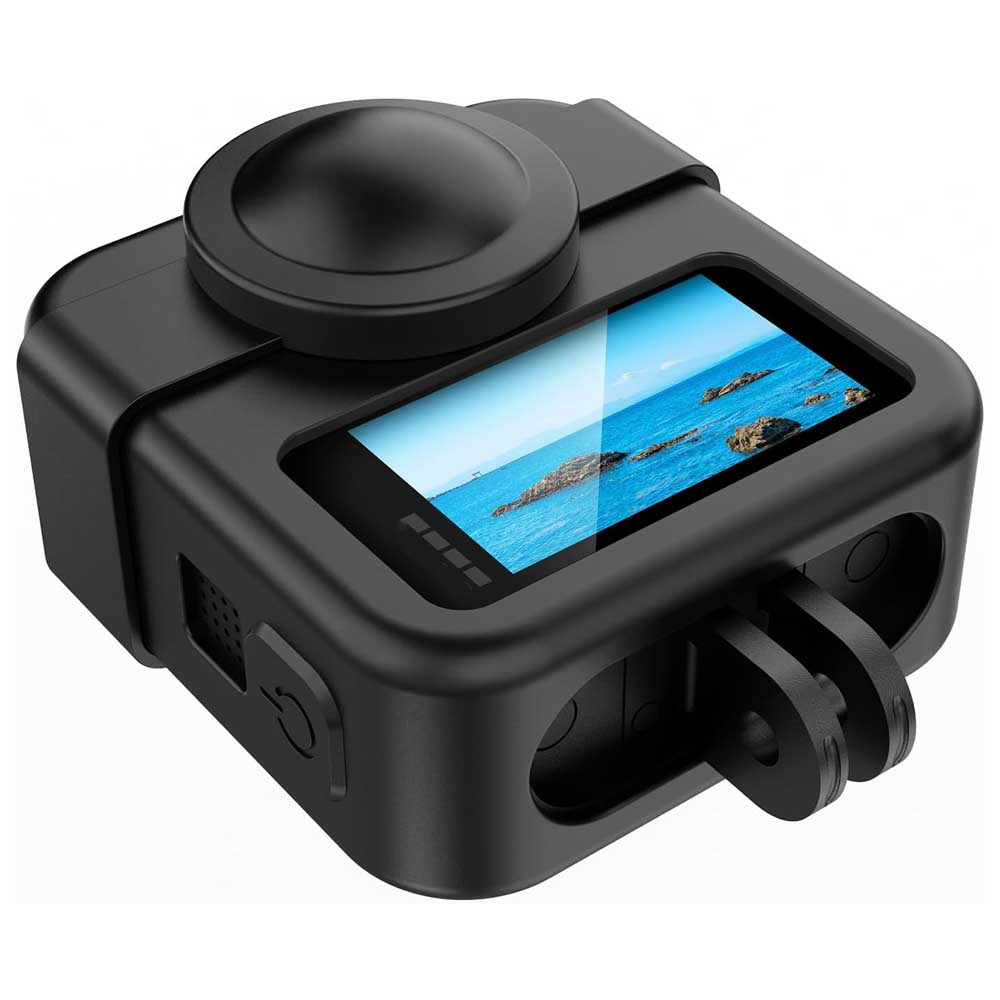 GoPro Max2用ケース 保護シリコン カバー デュアルレンズキャップケース+ボディシリコン保護ケース 滑り止め 全面保護　ゴープロ マックスツー GoPro Max2 シリコンケース 保護カバー レンズキャップ +アクセサリー バッテリーカバー 耐衝撃 (シリコンケース + 電池カバー)