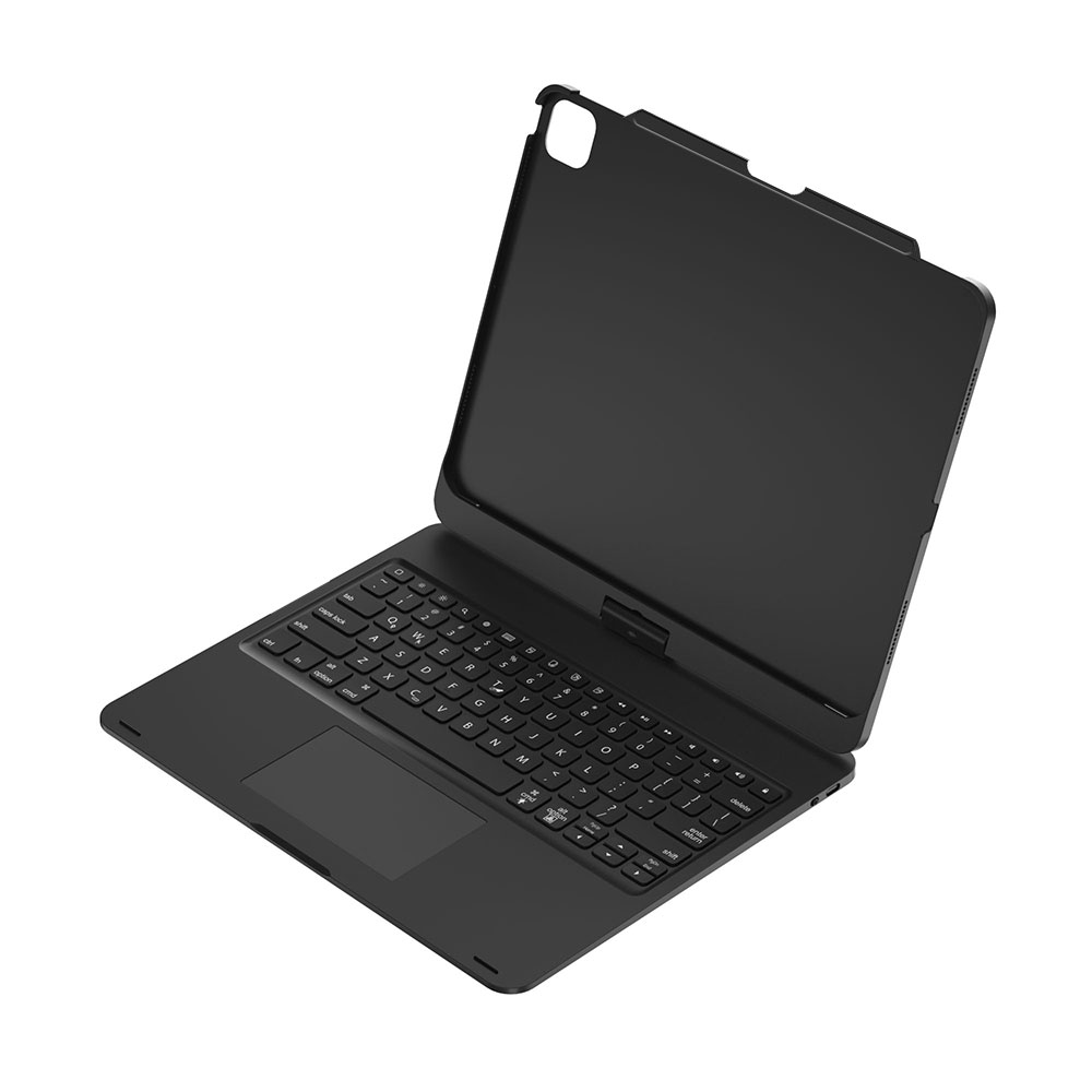 iPad Pro 13インチ M4 2024 M5 2025 / iPad Pro12.9/Air13インチ M2 2024 / M3 2025 / M4 2026 兼用 タッチパッド キーボード カバー 360°回転仕様 ペン収納 バックライト ワイヤレス bluetoothキーボード リモートワーク 在宅勤務 アイパッド プロ13 アイパッド エア13 pcatec-10005549 pcatec サンプル画像2
