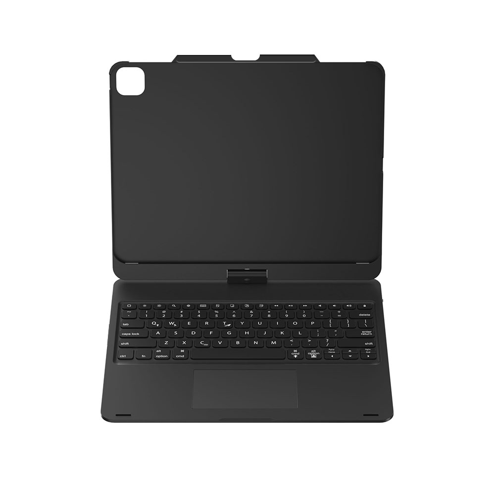iPad Pro 13インチ M4 2024 M5 2025 / iPad Pro12.9/Air13インチ M2 2024 / M3 2025 / M4 2026 兼用 タッチパッド キーボード カバー 360°回転仕様 ペン収納 バックライト ワイヤレス bluetoothキーボード リモートワーク 在宅勤務 アイパッド プロ13 アイパッド エア13 pcatec-10005549 pcatec サンプル画像3