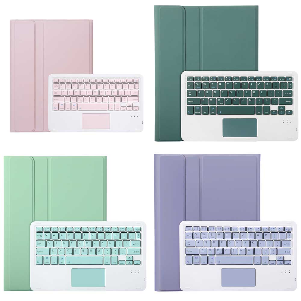 iPad 10.9 2022 iPad A16 2025 超薄レザーケース付き タッチパッド Bluetooth キーボード兼スタンド兼カバー US配列 ペンシル収納 脱着式 スタンド機能 全面保護　リモートワーク最適 在宅勤務 iPad10.9 第10世代 送料無料 pcatec-10004384 pcatec サンプル画像3