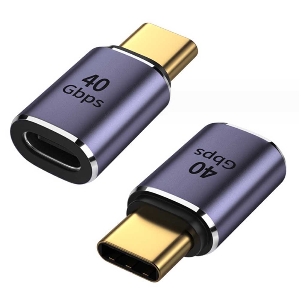 USB 4.0 Type C �Ѵ������ץ�1�� ������C ��Ĺ�����ץ����ȥ졼�� L�� U�� USB4.0��Ĺ�����ץ� 40Gbps��®ž�� PD100/5A��®���� 90�� 8K@60Hz���������б� Thunderbolt 3��Mac Book Pro��Nintendo Switch��iPad iPhone15 ���� Galaxy S8 LG V20�ʤɤ�Type C�ǥХ������б�