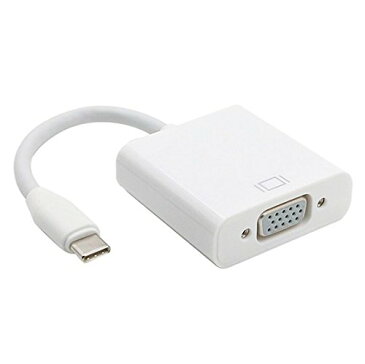 【送料無料】USB3.1 Type-C to VGA+オーディオコンバータアダプタ (タイプCオス-VGAメスアダプター) Apple MacBook/Google ChromeBook Pixel などC端子搭載のデバイスに対応☆