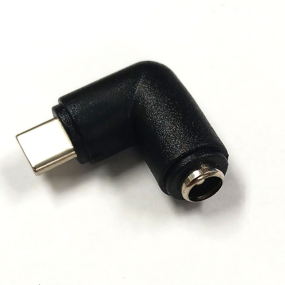 Rakuten - DCジャック 5521 メス - USB-C オス 変換 アダプタ 5.5x2.1mmジャック 5V 2A type-c 小型家電 / スマートフォン / タブレット / 事務機器 などへの電源供給 ストレート L字型 送料無料