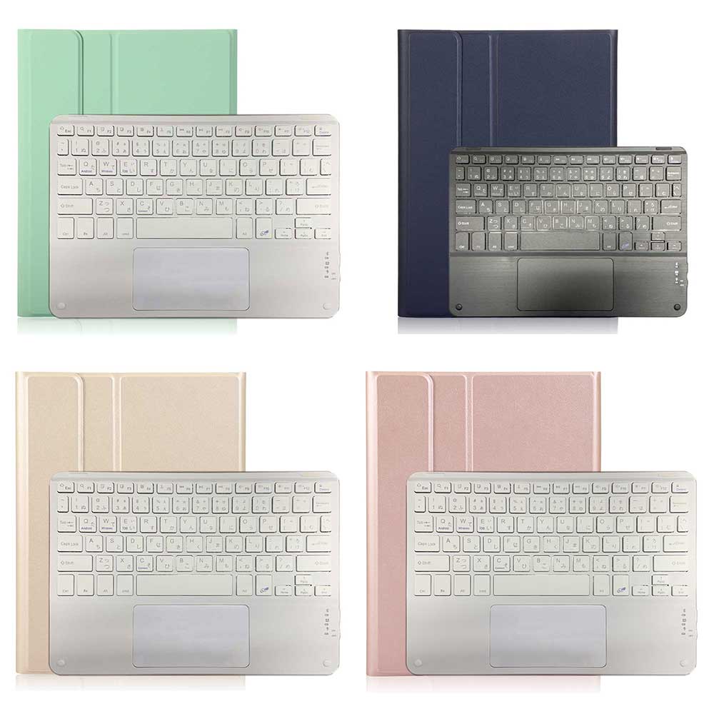 iPad 10.9 2022 iPad A16 2025 超薄レザーケース付き タッチパッド Bluetooth キーボード兼スタンド兼カバー US配列 ペンシル収納 脱着式 スタンド機能 全面保護　リモートワーク最適 在宅勤務 iPad10.9 第10世代 送料無料 pcatec-10005126 pcatec サンプル画像2