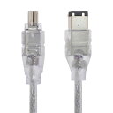 IEEE1394 FireWire400(i.LINK・DV)ケーブル 6pin-4pin 1.2m IEEE1394 6ピン - Firewire 400 IEEE 1394 4ピンオス iLink アダプターコードケーブル カメラビデオカメラ用【送料無料】