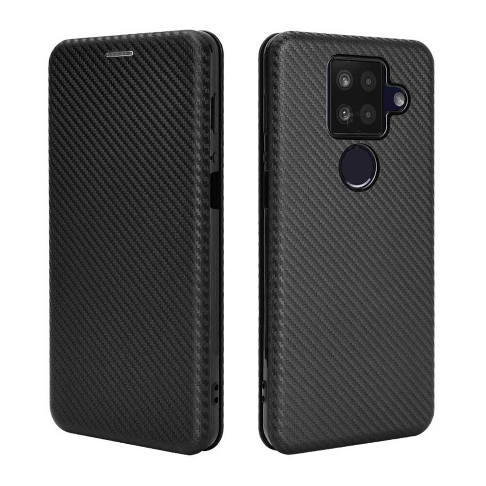 樂天商城 - アクオス センス4 手帳型 AQUOS sense4 plus カーボンファイバー 炭素繊維カバー TPU 保護バンパー 財布型 マグネット式 カード収納 落下防止 ホルダ 横開き