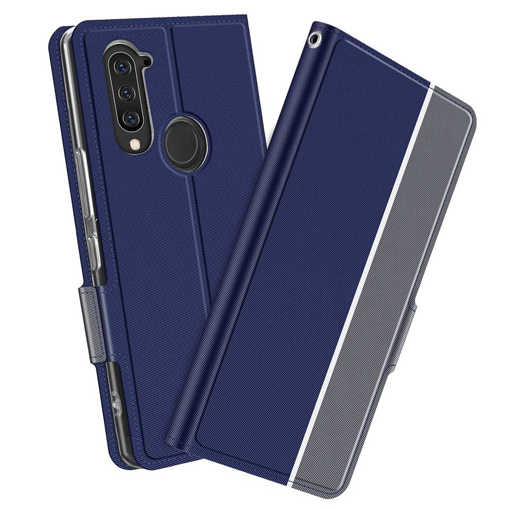 Rakuten - ワイモバイル Libero 5G スマホケース 手帳型ケース カバー　ツートーンカラー ストラップ付き　マグネット 定期入れ ポケット シンプル スマホケース リベロ ファイブジー