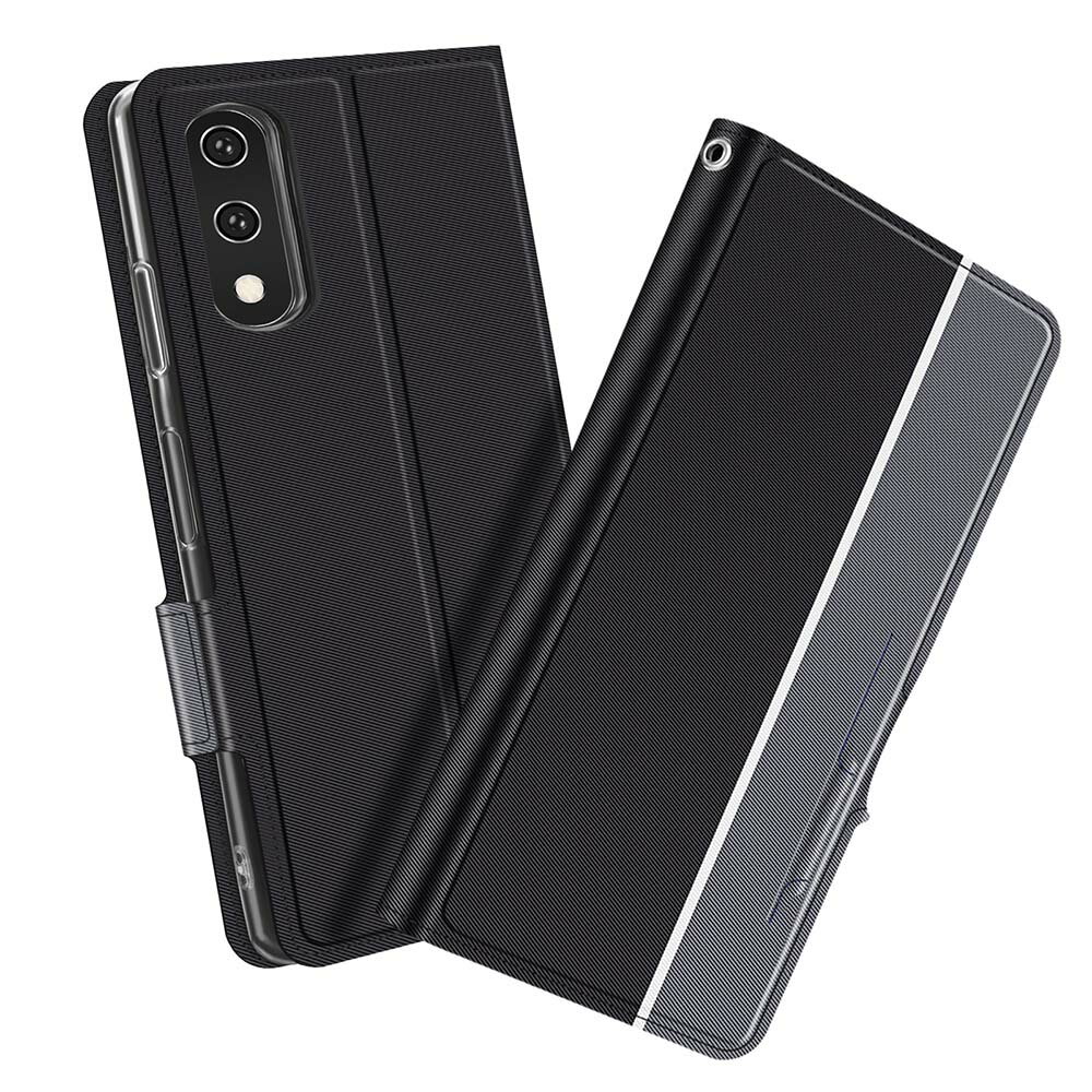 樂天商城 - Xperia Ace II SO-41B エクスペリアエース2スマホケース 手帳型ケース カバー　ツートーンカラー ストラップ付き マグネット 定期入れ ポケット シンプル エクスぺリアACE 2スマホケース