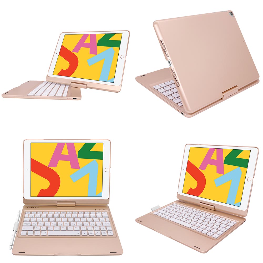 ������̵���ۿ����ʡ�iPad 10.2 ��7���塡���ʥ����ܡ��ɥ����� 360�ٲ�ž��ǽ 7��LED�Хå��饤�� �����ܡ��ɥ��С��磻��쥹bluetooth�����ܡ��� �������Хåƥ꡼��¢ �͵� ���ä����� ���ܸ����ϡ�Pro10.5/Air3�б�