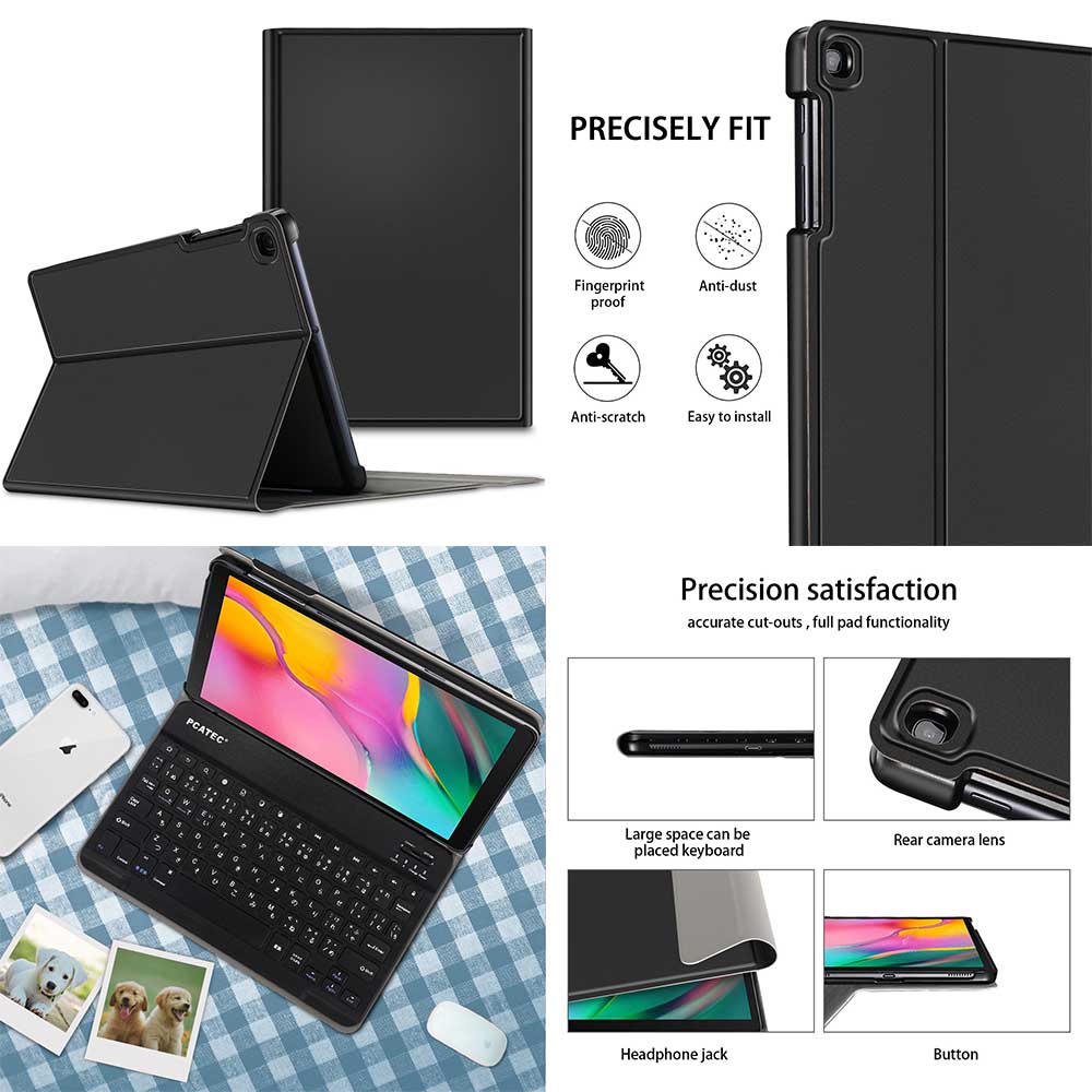 Galaxy Tab S8 2022 11インチ Tab S7 2020 11inch タブレット専用レザーケース付き Bluetooth キーボード US配列 かな入力対応 リモートワーク最適 在宅勤務 pcatec-10005330 pcatec サンプル画像3