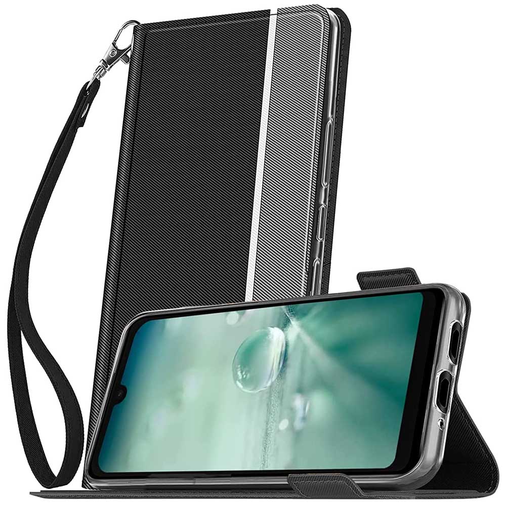 樂天商城 - AQUOS wish SHG06 wish2 SH-51C スマホケース カバー スマホケース 手帳型 ツートンカラー ストラップ付 マグネット 定期入れ ポケット シンプル アクオス ウィッシュ A103SH A104SH SH-M20 送料無料