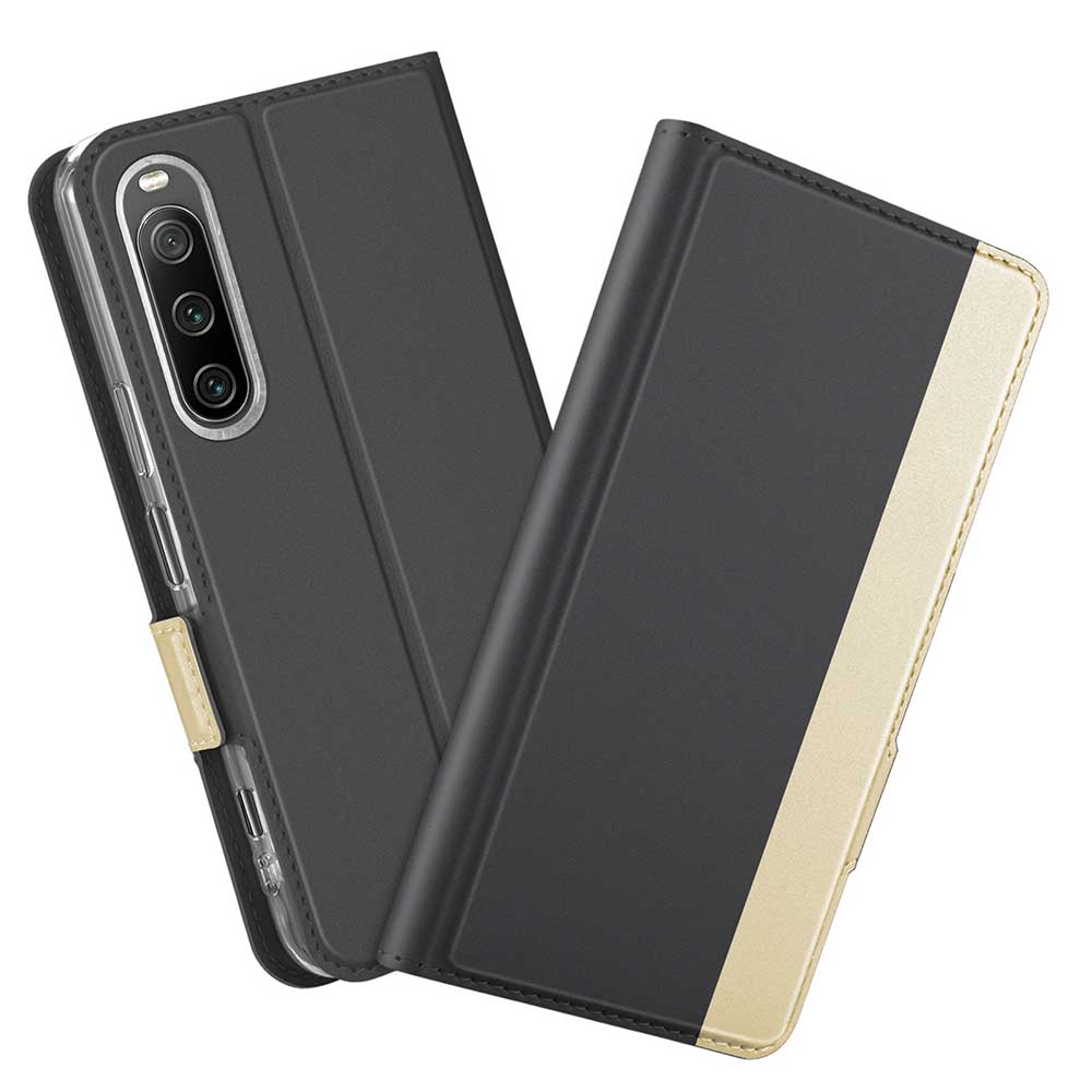 樂天商城 - Xperia 10 IV マーク4 SO-52C SOG07スマホケース カバー ストラップ付き 手帳型 マグネット 定期入れ ポケット シンプル エクスペリア テン マークフォー 送料無料