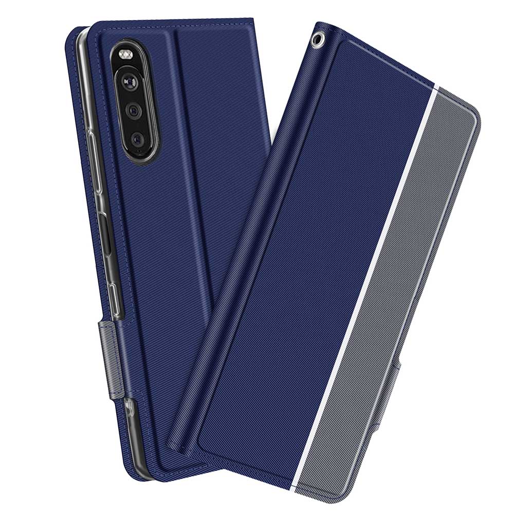 樂天商城 - 【送料無料】Xperia 1 III エクスペリア ワン マーク スリースマホケース 手帳型ケース カバー　ツートーンカラー ストナップ付き　マグネット 定期入れ ポケット シンプル スマホケース