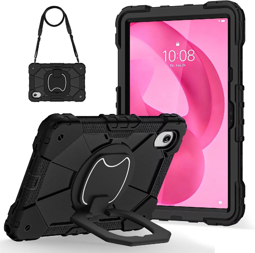 樂天商城 - ドコモdtab d-51F / Lenovo Tab K11 Gen2 11inch用 SoftBank Lenovo TAB8 用ケースカバー 耐衝撃 360°回転スタンド 縦置き 横置き ハンドリング ハンドホルダー ショルダーストラップ 防塵 保護カバー アウトドア 子供 仕事用 2026 ディータブ
