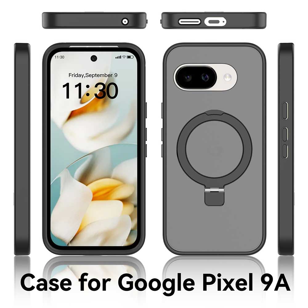 樂天商城 - Google Pixel 9a 用 Google Pixel 10a 用 ケース レンズガラスセット MagSafeリング スタンド兼用 レンズカバー 背面保護ケース レンズ保護 カメラカバー カメラ保護 ケース 耐衝撃 シンプル ピクセル9a ピクセル10a 送料無料