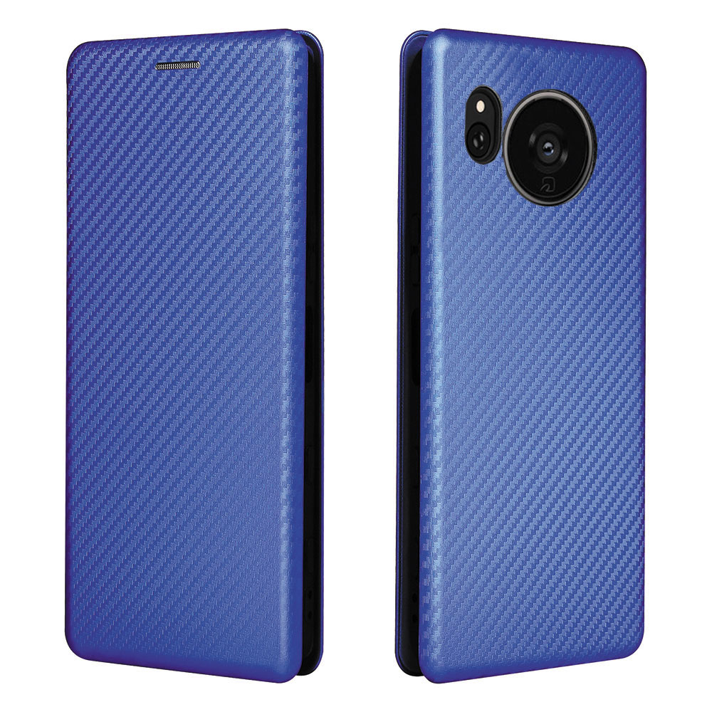 樂天商城 - センス セブン AQUOS sense7 SH-53C SHG10 sense7 Plus手帳型 薄型 カーボンファイバー 炭素繊維カバー TPU 保護バンパー 財布型 マグネット式 カード収納 落下防止 ホルダ 横開き アクオス センス セブン プラス