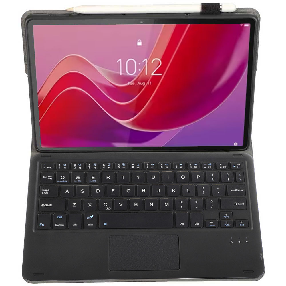 Lenovo Tab M11 10.95inch Xiaoxin Pad 2024 11インチ 超薄レザーケース付き タッチパッド Bluetooth キーボード兼スタンド兼カバー US配列 脱着式 スタンド機能 全面保護　リモートワーク最適 在宅勤務 送料無料 pcatec-10005261 pcatec サンプル画像2