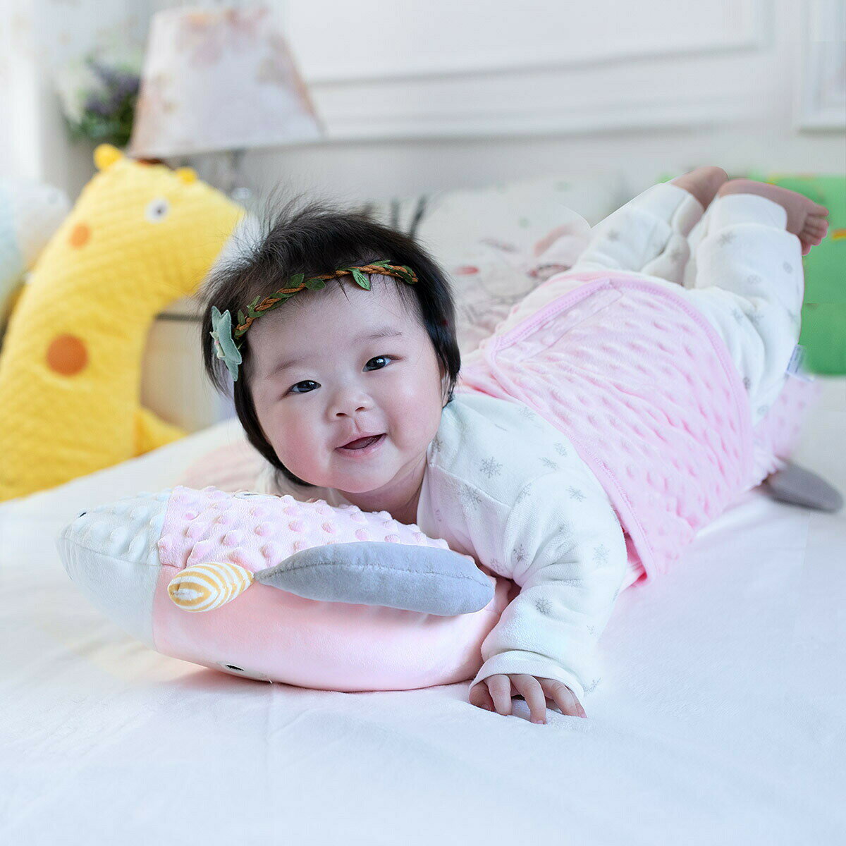 乐天商城 - 送料無料 赤ちゃん用 新生児/赤ちゃん/幼児用 寝かしつけ用ぬいぐるみ ベビー　おならをするのに役立ち 腸痛をやわらげる ベビー