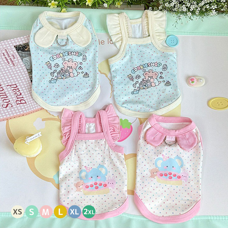 商品説明商品名柔らかくて快適な生地です。通気性がよくて、春夏の季節に適しています。出かける時に、散歩する時に、パーティーでもお姫様の可愛さを目立つし♪プレゼントにも人気のアイテムです素材綿混生産国中国サイズxs：背丈20cm バスト30cms：背丈25cm バスト35cmm：背丈30cm バスト40cm l：背丈33cm バスト45cm xl：背丈38cmバスト50cm 2xl：背丈42cmバスト55cm 注意pc環境・光の具合により、色や素材のイメージが写真と若干異なる場合がございます。モデル・写真に使用されているアクセサリー・小物は別途記載が無い限り付属いたしません。商品に不良があった場合は、商品到着から5日以内にご連絡いただければご返金・交換対応させて頂きます。商品のサイズは、全て平置きにて外寸を測定しております。商品によっては+-0.5cm〜1cmの誤差が発生してしまう場合がございます。該当商品は他店と共有です。タイミングにより、ズレが生じる場合がございます。予めご了承ください。? メーカー希望小売価格はメーカーカタログに基づいて掲載しています
