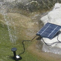 ソーラーパネルで省エネ仕様 池でも使える ソーラー池ポンプ H4009 水槽 ガーデン [メール便発送・送料無料]