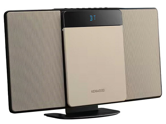 【箱悪】【新品】ミニコンポ ケンウッド KENWOOD CDコンポ コンパクトハイファイシステム KENWOOD LCA-10-C ベージュ 置き場所を選ばない、幅37.5cm、奥行き9.8cmの縦型スリムデザイン