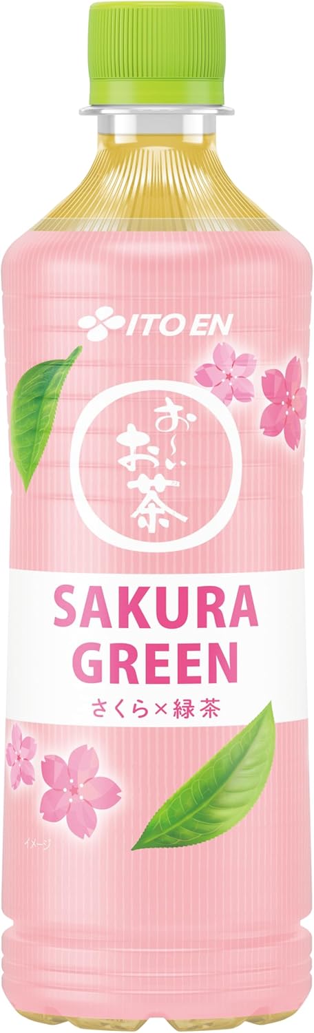 伊藤園 お～いお茶 SAKURA GREEN 600mlPET 24本入り（1ケース）さくら緑茶...