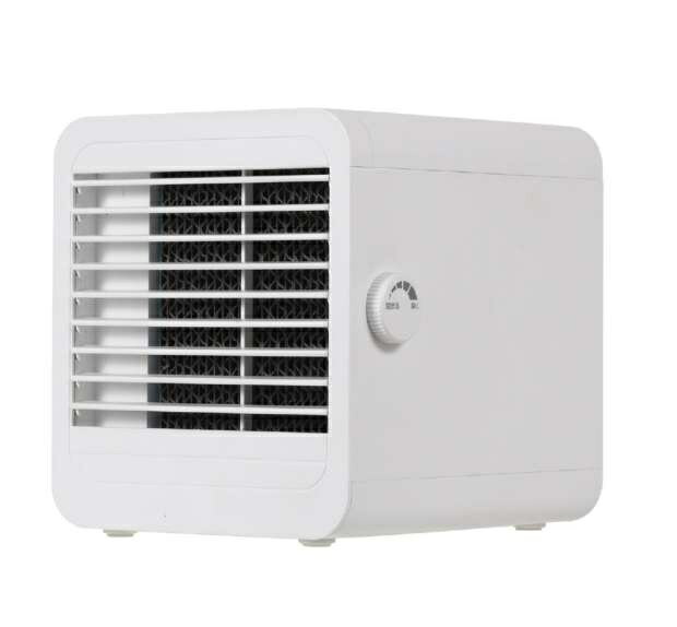 【訳有り 箱いたみ】C:NET 卓上 コンパクト 冷風扇 クーラー 風量16段階 USB 冷却 空気清浄 小型 省エネ 熱中症 crf301