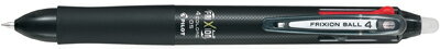 パイロット PILOT フリクション 4色ボールペン フリクションボール4 05 0.5mm（極細) LKFB-80EF-B ブラック
