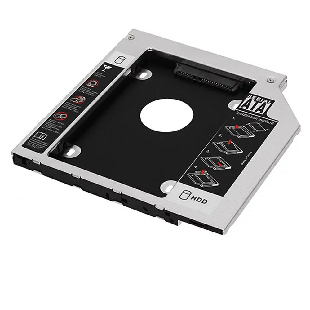 12.7mm 9.5mm　ノートパソコン ノートPC ドライブ マウンタ セカンド 2.5インチ SATA/HDD/SSD マウンタ CD/DVD CD RO…