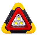 車用 LED 昼夜間兼用型 警告板 反射板 三角表示板 三角停止灯 災害 緊急時 非常時 追突 防止 事故 安全 作業灯tecc-keidled02