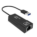 高速通信 1000Mbps USB LANアダプター USB3.0 1000Mbps 有線LAN　有線接続　安定 ドライバ不要 for Windows/Mac/Linux　tecc-usbtorj45