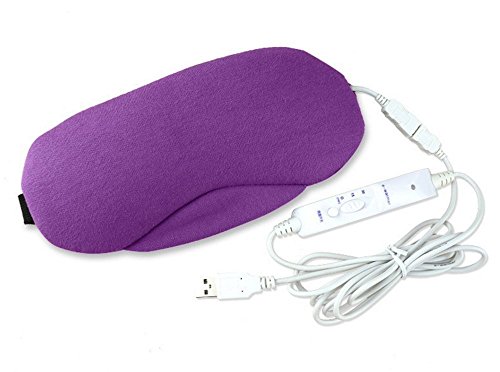 アイピロー（1000円程度） ホット アイマスク USB 電熱式 アイウォーマー 疲れ目 タイマー設定 温度調節 洗える 熟睡 仕事 ドライアイ リフレッシュ デスク TEC-EYEWARMD