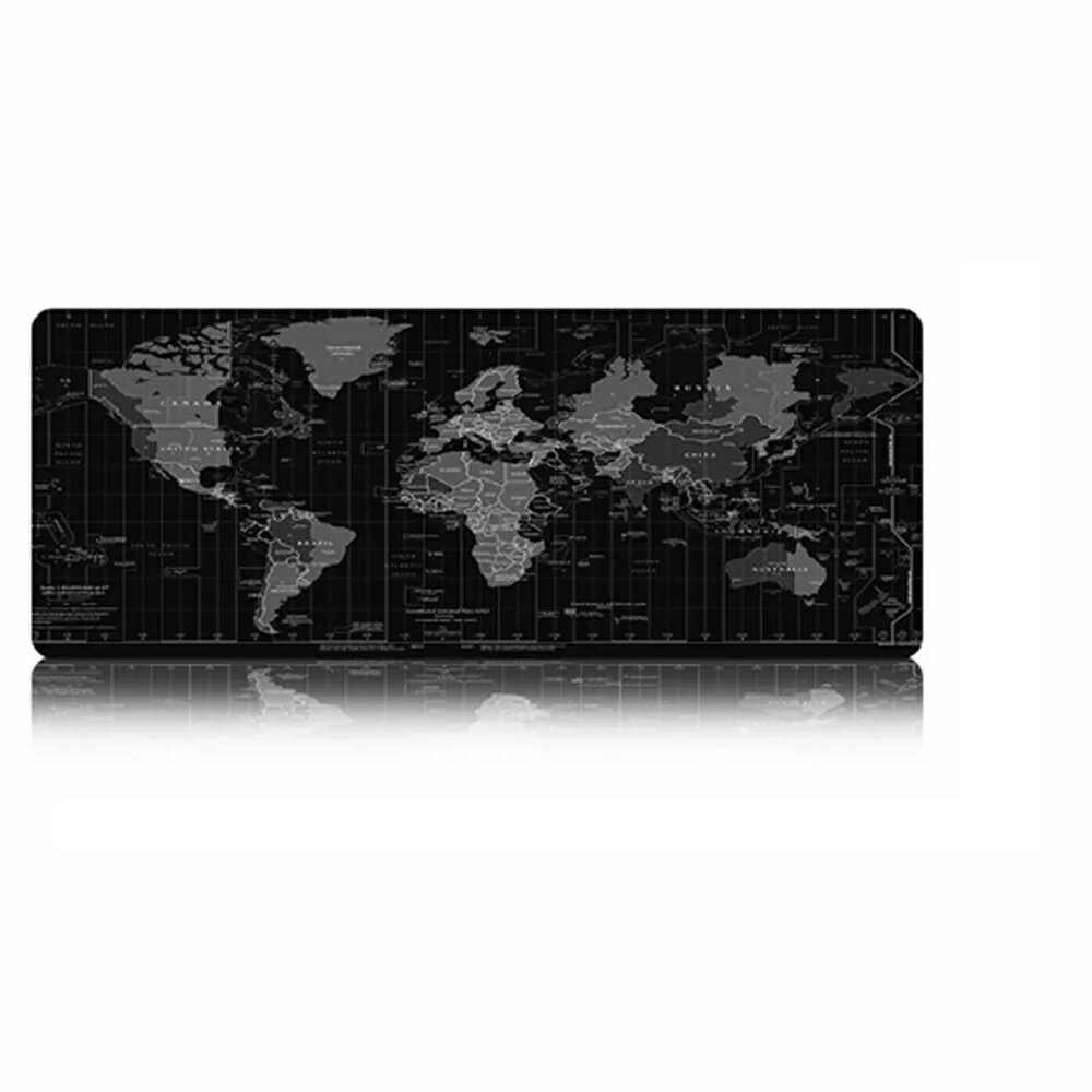 【複数割引対象品】世界地図 PC マット パソコン マウスパッド デスク　テレワーク　大判 300*800*3mm tecc-eathpad