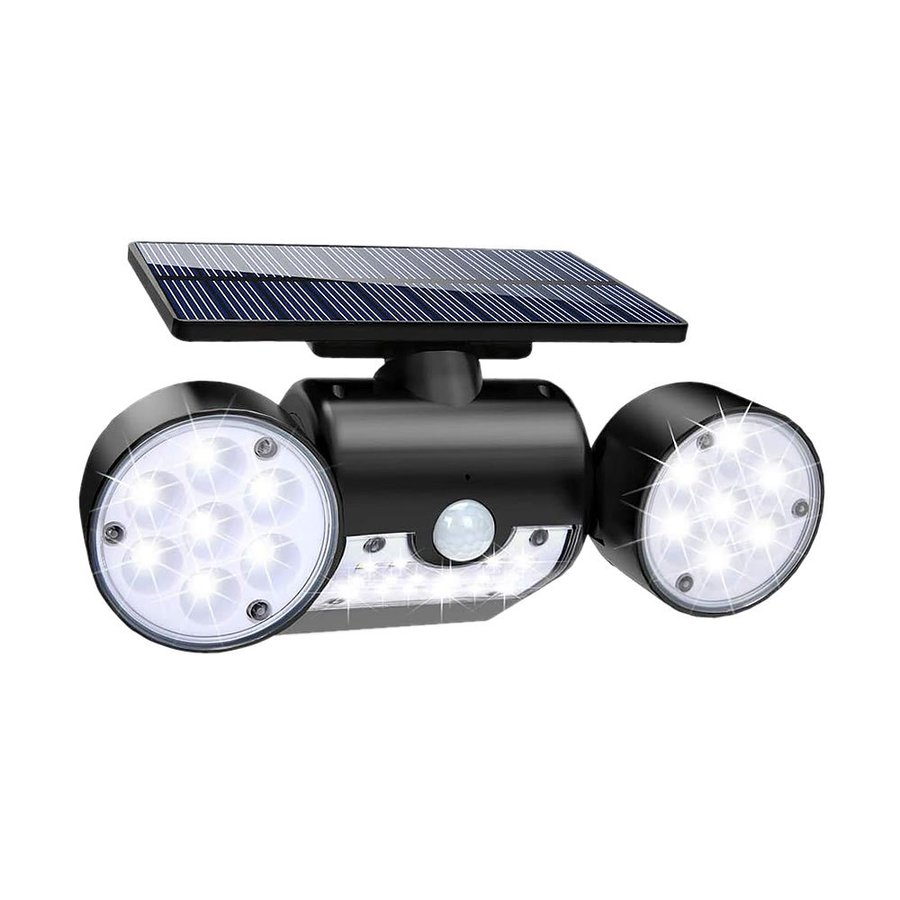 Rakuten - センサーライト 30LED 屋外 照明 ソーラー 人感センサー 防水 防犯ライト 自動点灯 屋外 玄関 庭 駐車場 ポーチ 灯り tecc-oulight